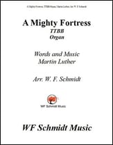 A Mighty Fortress TTBB choral sheet music cover